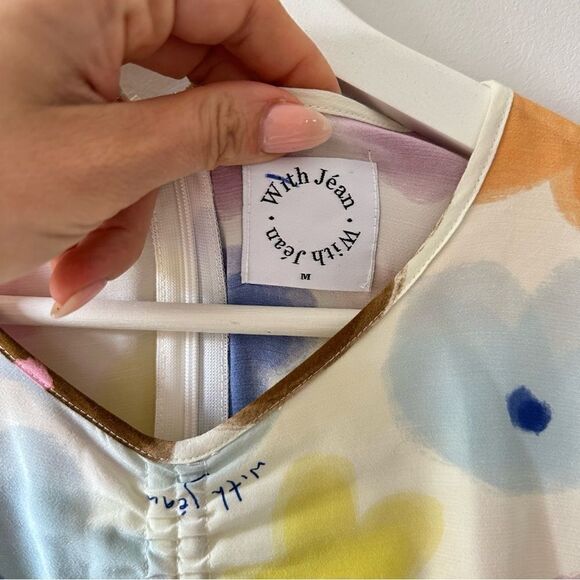 With Jéan Hermana Dress Viola Tricolour - Picture 10 of 12